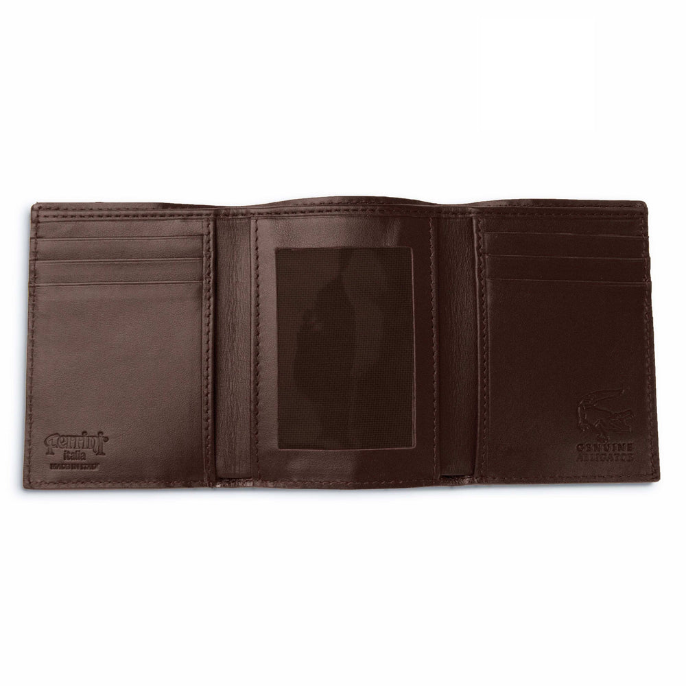 Ferrini USA Alligator Trifold Wallets - Ferrini USA - Flyclothing LLC