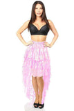 Daisy Corsets Lt Pink High Low Lace Skirt - Daisy Corsets - Flyclothing LLC