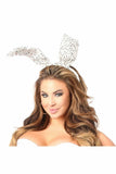 White Sequin Bunny Ears - Daisy Corsets - Flyclothing LLC