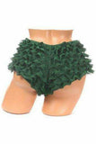 Daisy Corsets Green Glitter Ruffle Panty - Daisy Corsets - Flyclothing LLC