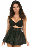 Daisy Corsets Black Satin Skirt - Daisy Corsets - Flyclothing LLC