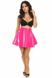 Daisy Corsets Hot Pink Patent Skirt - Daisy Corsets - Flyclothing LLC