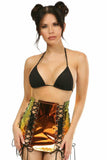Daisy Corsets Sunset Holo Lace-Up Skirt - Daisy Corsets - Flyclothing LLC