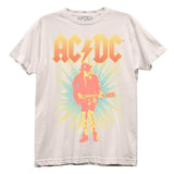 ACDC Burst Clean Juniors Cream Boyfriend Tee - ACDC - Flyclothing LLC