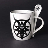 The Vault Baphomet Cup and Spoon - Alchemy Gothic - Flyclothing LLC