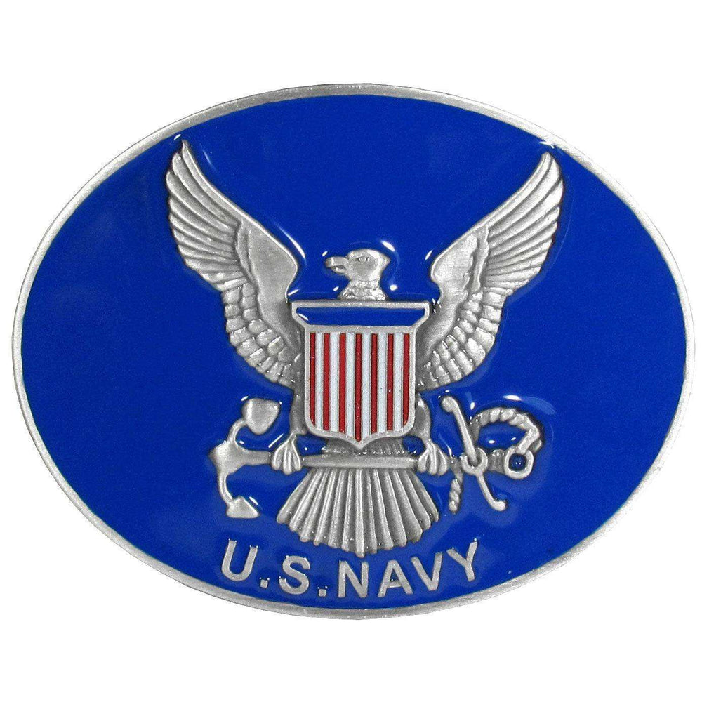 US Navy Enameled Belt Buckle - Siskiyou Buckle - Flyclothing LLC