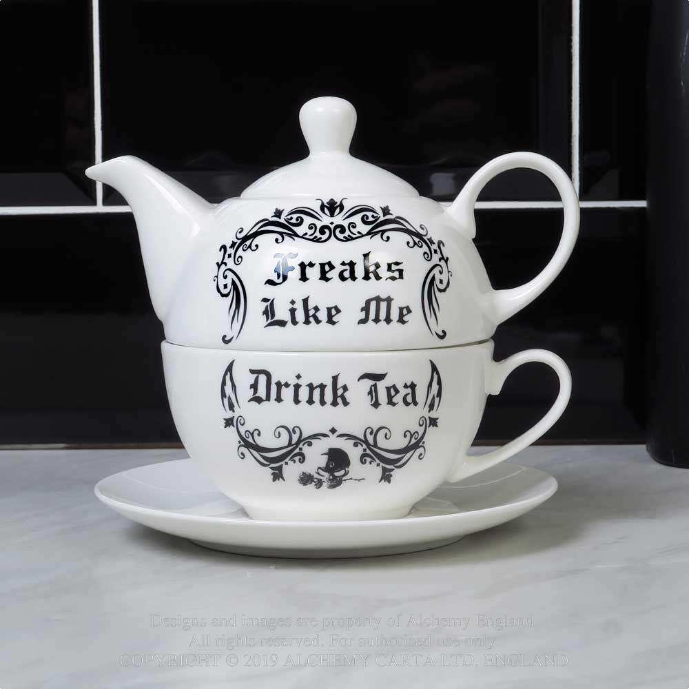 Alchemy Gothic Freaks Like Me Drink Tea - Alchemy Gothic - Flyclothing LLC