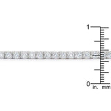 Silvertone Finish Victorian Cubic Zirconia Tennis 7 Inch Bracelet - JGI - Flyclothing LLC