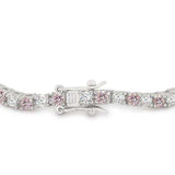 Lace Pink Cubic Zirconia Tennis Bracelet - JGI - Flyclothing LLC