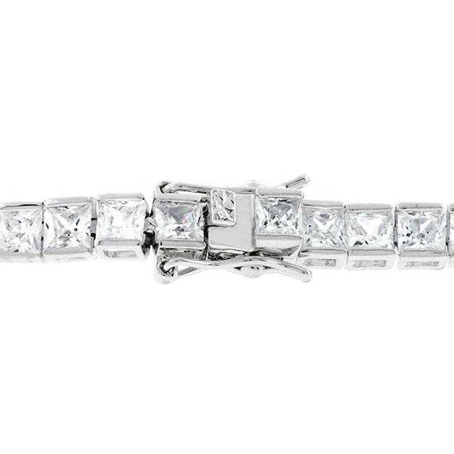 Clear Cubic Zirconia Tennis Bracelet - JGI - Flyclothing LLC