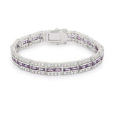 Balboa Purple Cubic Zirconia Bracelet - JGI - Flyclothing LLC