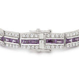 Balboa Purple Cubic Zirconia Bracelet - JGI - Flyclothing LLC