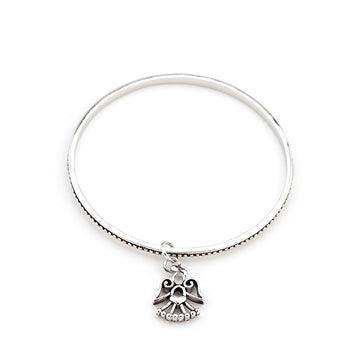 Solitaire Angel Charm Bangle - JGI - Flyclothing LLC