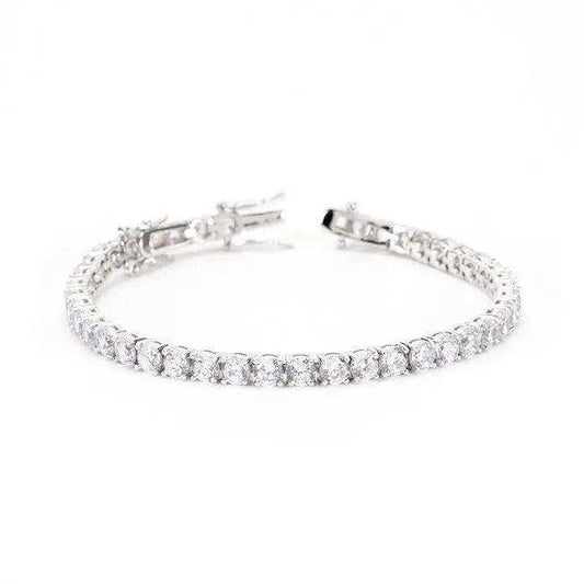 Clear Cubic Zirconia Tennis Bracelet - JGI - Flyclothing LLC
