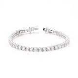 Clear Cubic Zirconia Tennis Bracelet - JGI - Flyclothing LLC
