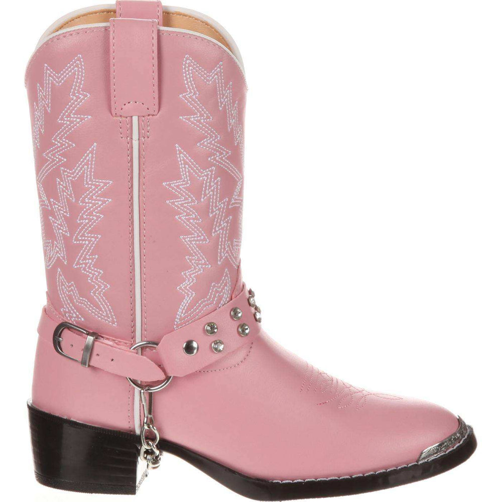 Durango® Little Kid Pink Rhinestone Western Boot - Durango - Flyclothing LLC
