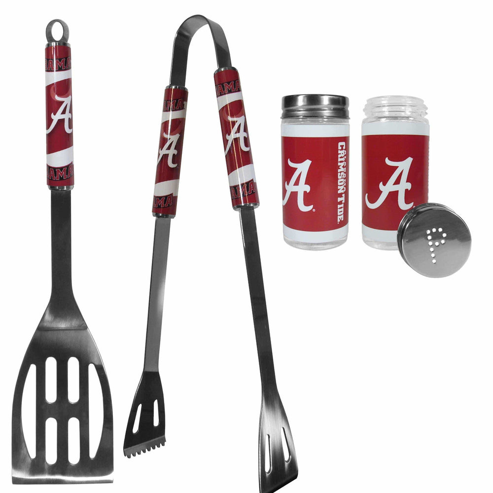 Alabama Crimson Tide 2pc BBQ Set with Tailgate Salt & Pepper Shakers - Siskiyou Buckle - Flyclothing LLC