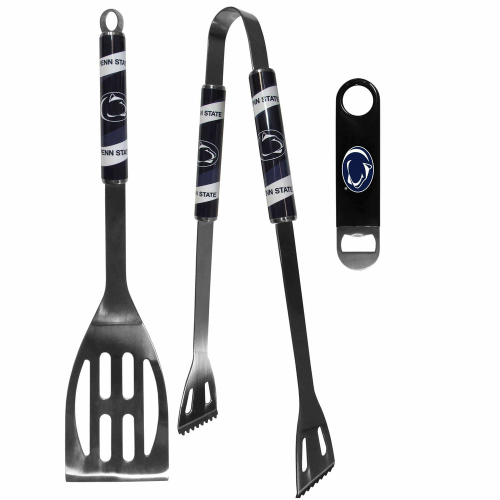 Penn St. Nittany Lions 2 pc BBQ Set and Bottle Opener - Siskiyou Buckle - Flyclothing LLC