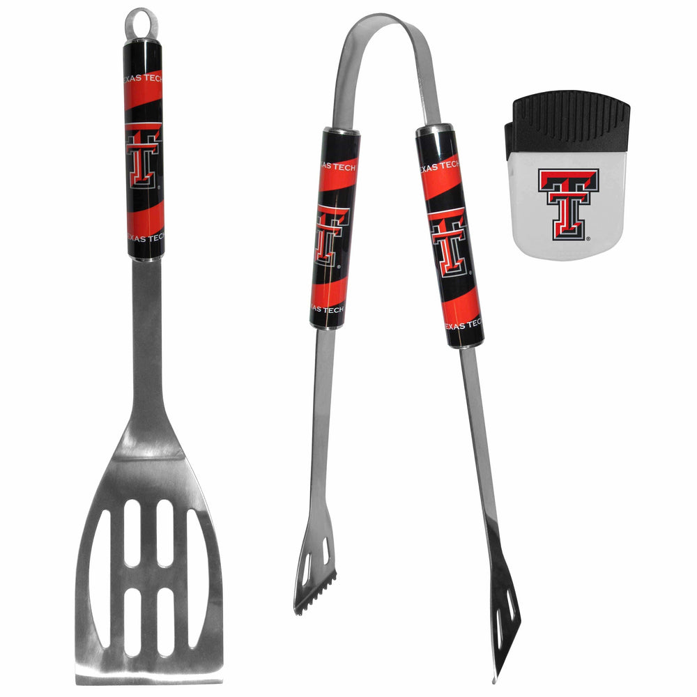 Texas Tech Raiders 2 pc BBQ Set and Chip Clip - Siskiyou Buckle - Flyclothing LLC