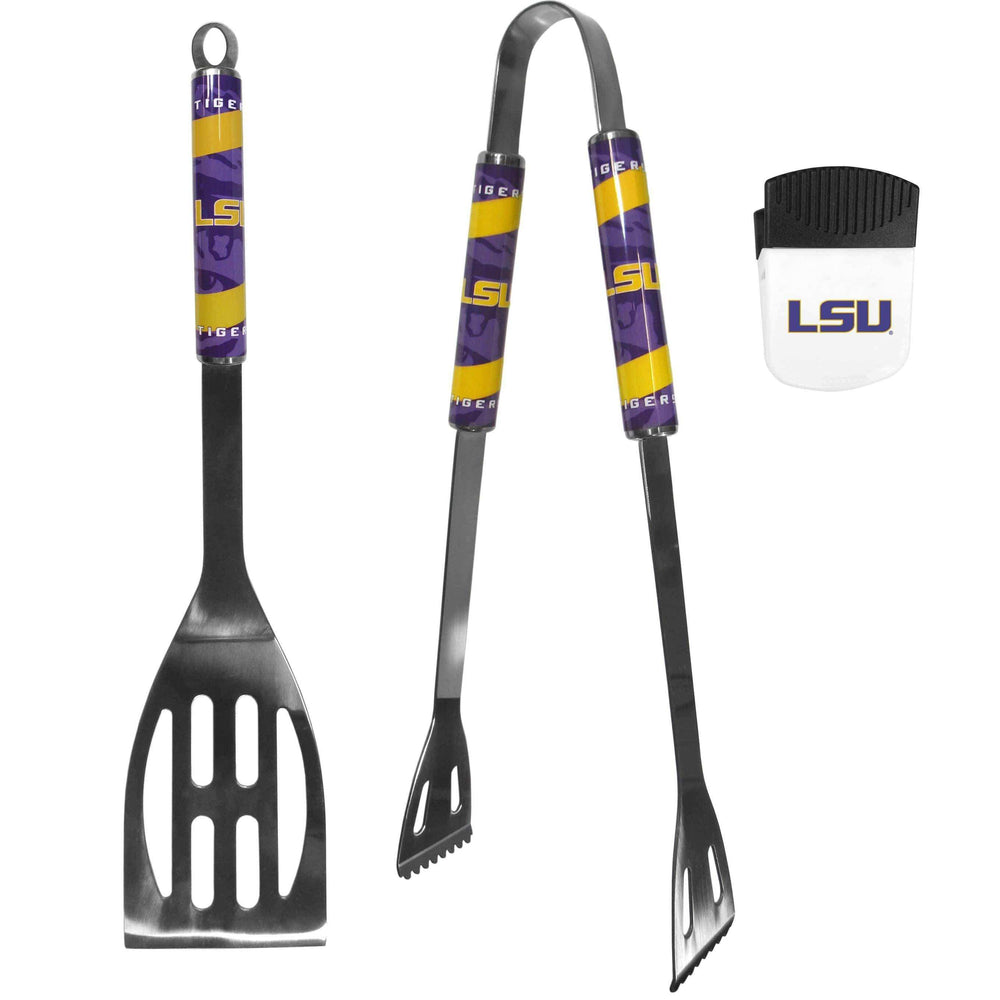 LSU Tigers 2 pc BBQ Set and Chip Clip - Siskiyou Buckle - Flyclothing LLC