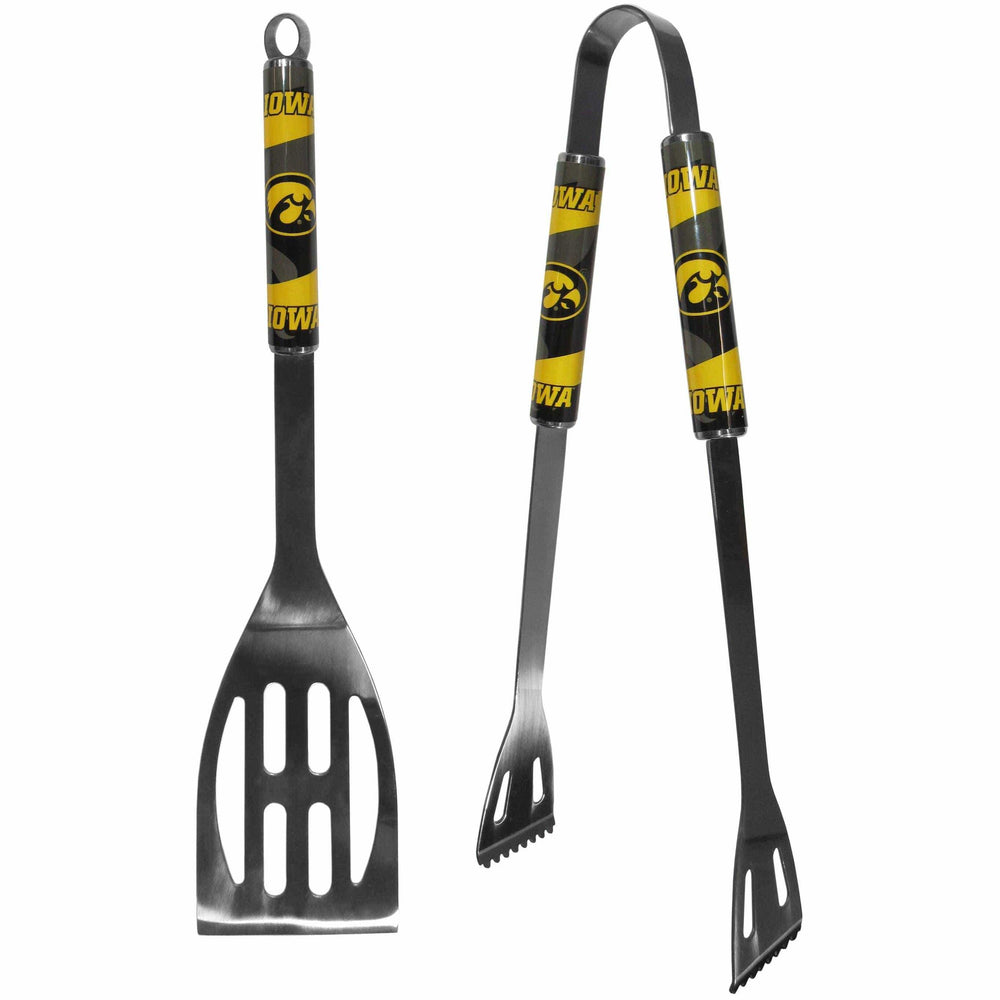 Iowa Hawkeyes 2 pc Steel BBQ Tool Set - Siskiyou Buckle - Flyclothing LLC