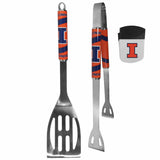 Illinois Fighting Illini 2 pc BBQ Set and Chip Clip - Siskiyou Buckle - Flyclothing LLC