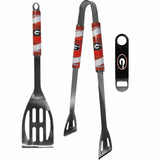 Georgia Bulldogs 2 pc BBQ Set and Bottle Opener - Siskiyou Buckle - Flyclothing LLC