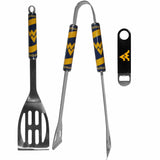 W. Virginia Mountaineers 2 pc BBQ Set and Bottle Opener - Siskiyou Buckle - Flyclothing LLC