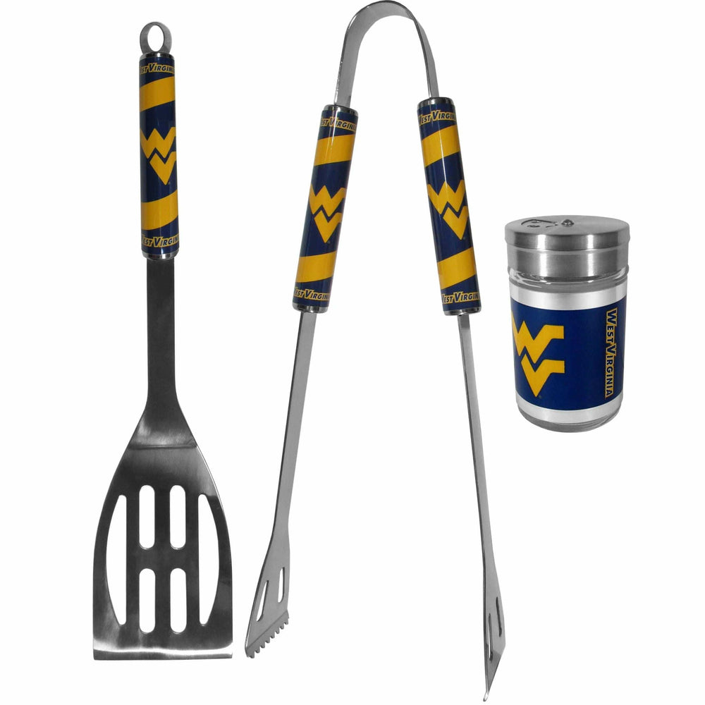 W. Virginia Mountaineers 2pc BBQ Set with Season Shaker - Siskiyou Buckle - Flyclothing LLC