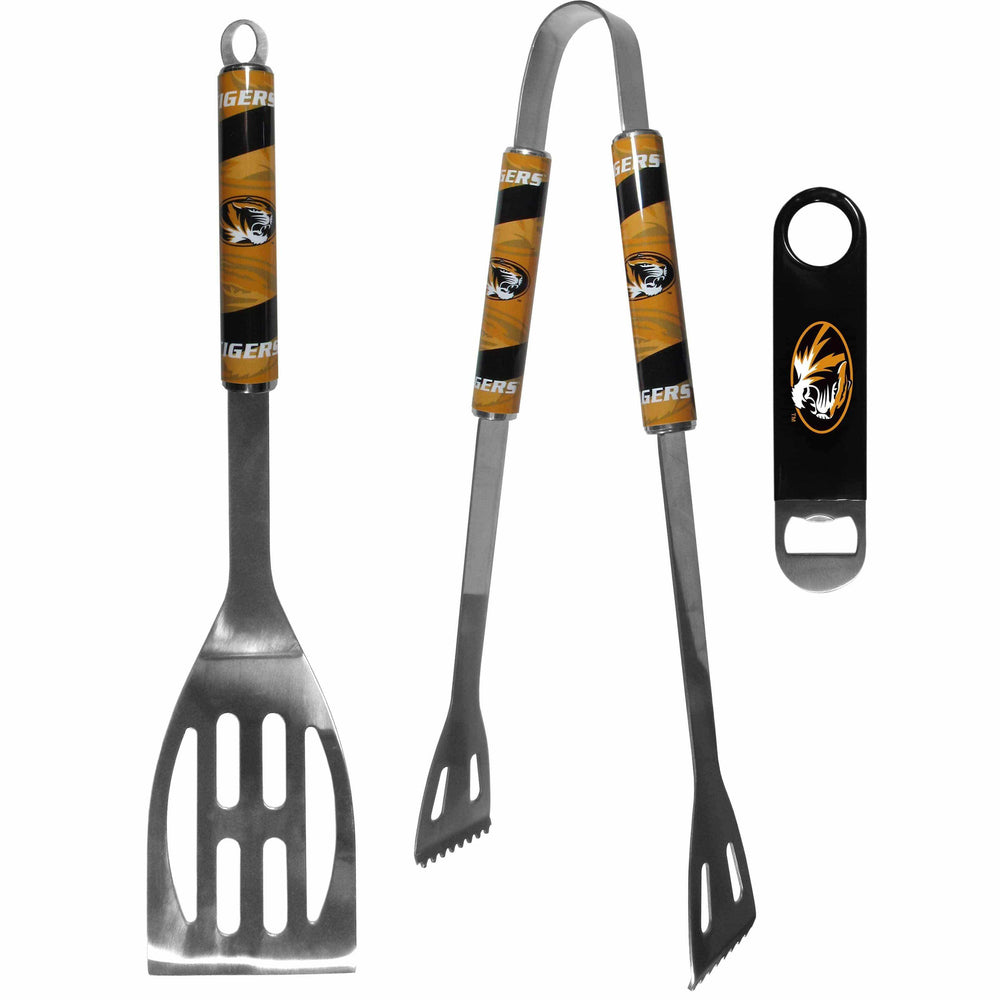 Missouri Tigers 2 pc BBQ Set and Bottle Opener - Siskiyou Buckle - Flyclothing LLC
