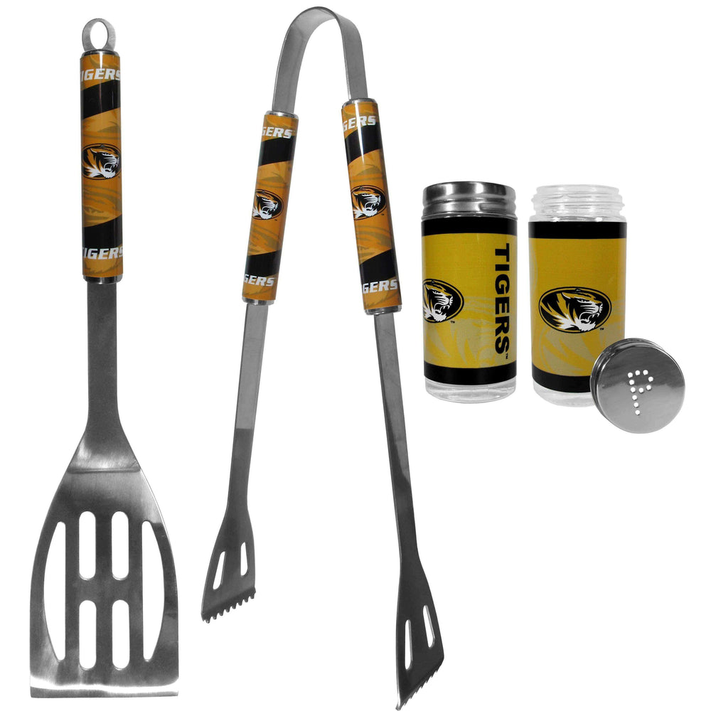 Missouri Tigers 2pc BBQ Set with Tailgate Salt & Pepper Shakers - Siskiyou Buckle - Flyclothing LLC