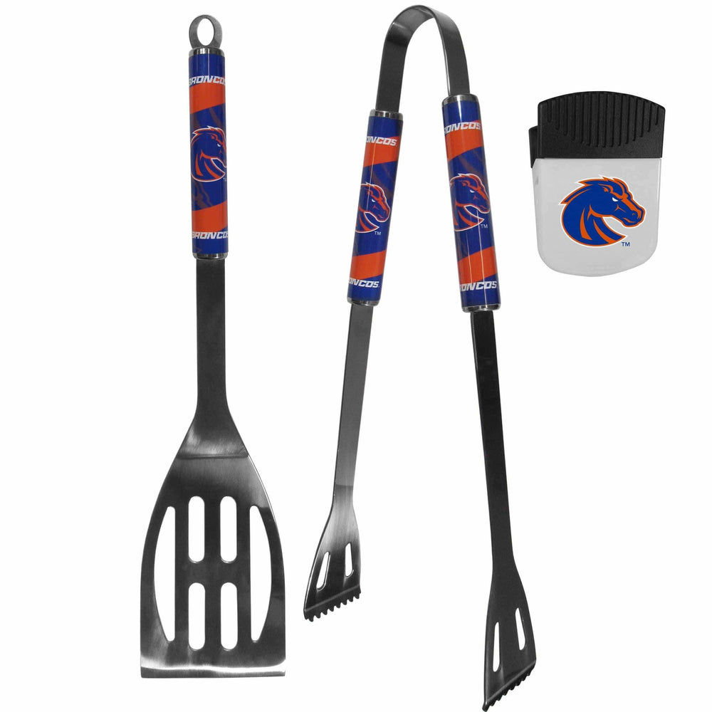 Boise St. Broncos 2 pc BBQ Set and Chip Clip - Siskiyou Buckle - Flyclothing LLC