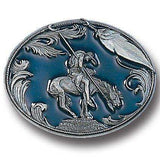 End of the Trail Enameled Belt Buckle - Siskiyou Buckle - Flyclothing LLC