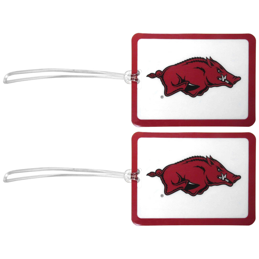 Arkansas Razorbacks Vinyl Luggage Tag, 2pk - Siskiyou Buckle - Flyclothing LLC
