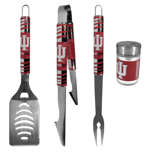 Indiana Hoosiers 3 pc Tailgater BBQ Set and Season Shaker - Flyclothing LLC