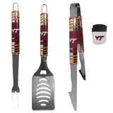 Virginia Tech Hokies 3 pc BBQ Set and Chip Clip - Siskiyou Buckle - Flyclothing LLC
