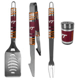Virginia Tech Hokies 3 pc Tailgater BBQ Set and Season Shaker - Siskiyou Buckle - Flyclothing LLC