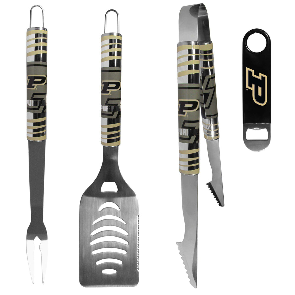 Purdue Boilermakers 3 pc BBQ Set and Bottle Opener - Siskiyou Buckle - Flyclothing LLC