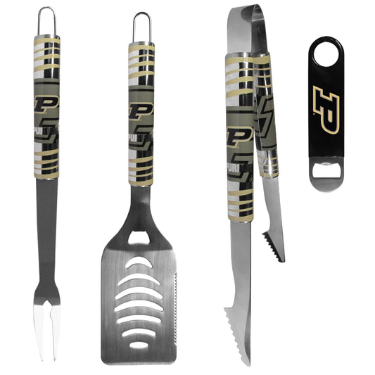 Purdue Boilermakers 3 pc BBQ Set and Bottle Opener - Flyclothing LLC