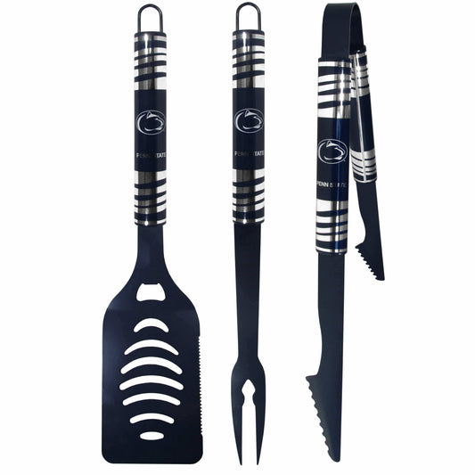 Penn St. Nittany Lions 3 pc Color BBQ Tool Set - Siskiyou Buckle - Flyclothing LLC