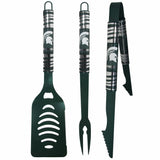 Michigan St. Spartans 3 pc Color BBQ Tool Set - Siskiyou Buckle - Flyclothing LLC