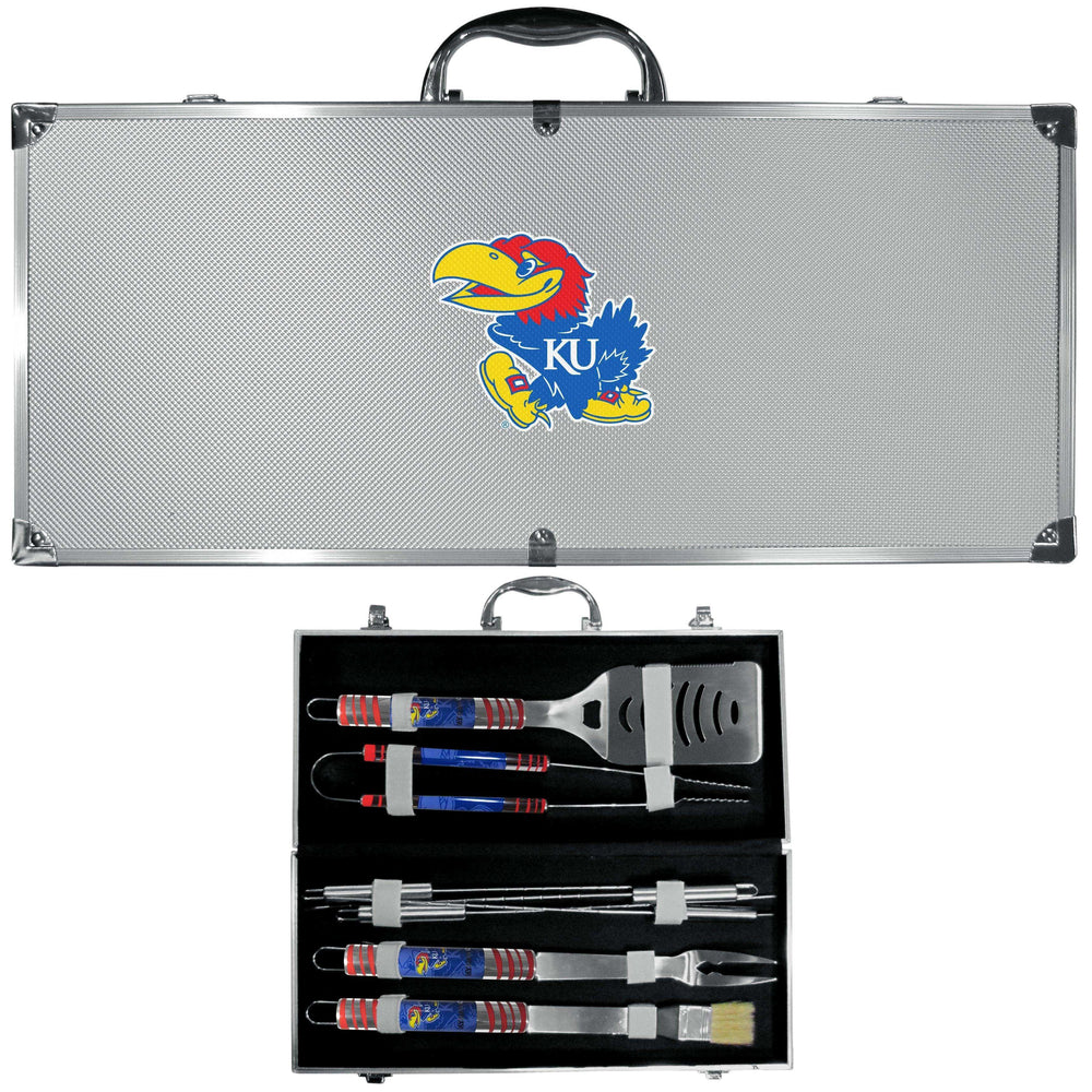 Kansas Jayhawks 8 pc Tailgater BBQ Set - Siskiyou Buckle - Flyclothing LLC