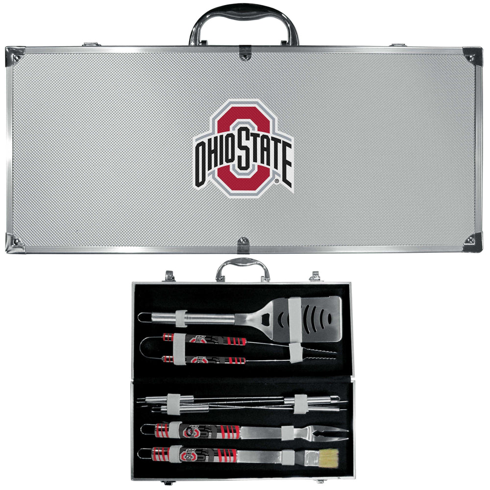 Ohio St. Buckeyes 8 pc Tailgater BBQ Set - Siskiyou Buckle - Flyclothing LLC