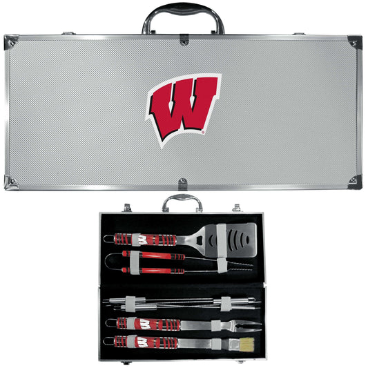 Wisconsin Badgers 8 pc Tailgater BBQ Set - Siskiyou Buckle - Flyclothing LLC