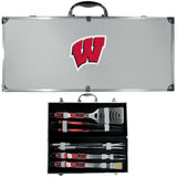 Wisconsin Badgers 8 pc Tailgater BBQ Set - Siskiyou Buckle - Flyclothing LLC