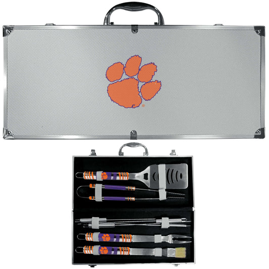 Clemson Tigers 8 pc Tailgater BBQ Set - Siskiyou Buckle - Flyclothing LLC