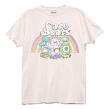 Care Bears Rainbow Bears Top Juniors Cream Boyfriend Tee - Care Bears - Flyclothing LLC