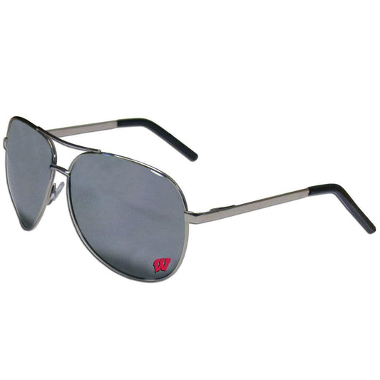 Wisconsin Badgers Aviator Sunglasses - Flyclothing LLC
