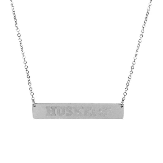 Nebraska Cornhuskers Bar Necklace - Siskiyou Buckle - Flyclothing LLC
