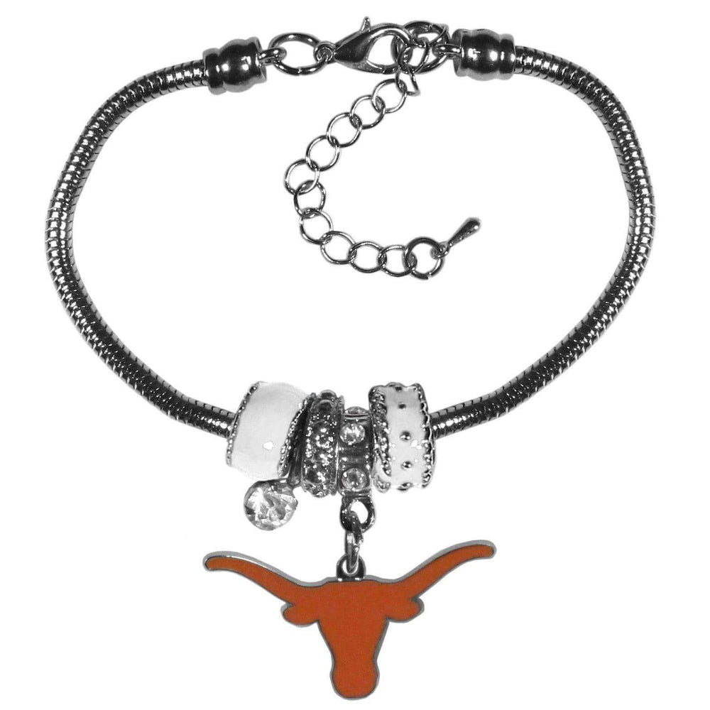 Texas Longhorns Euro Bead Bracelet - Siskiyou Buckle - Flyclothing LLC